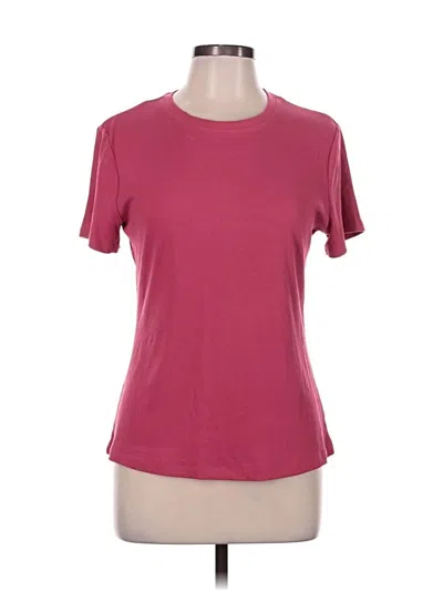 Pre-owned Nine West Active T-shirt In Burgundy