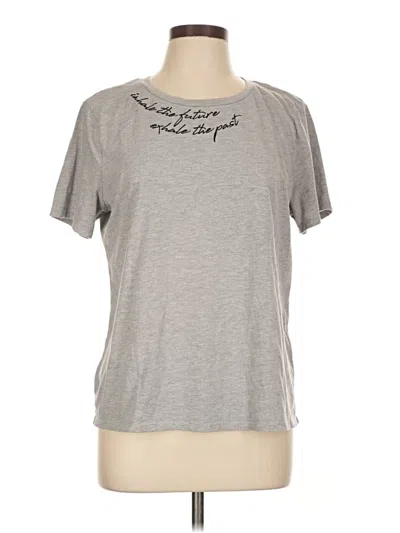 Pre-owned Nine West Active T-shirt In Gray