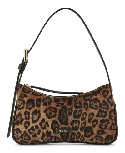 Nine West Adlee Medium Shoulder Bag In Brown