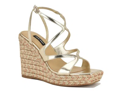 Nine West Adriane Espadrille Wedge Sandal In Neutral