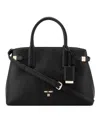 Nine West Aira Large Satchel Bag In Black