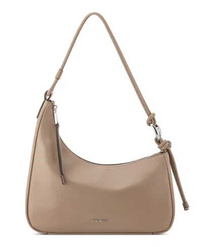 Nine West Alauna Small Shoulder Handbag In Brown