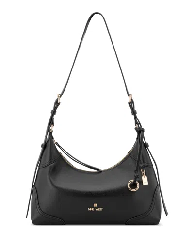 Nine West Allie Convertible Medium Shoulder Bag In Black