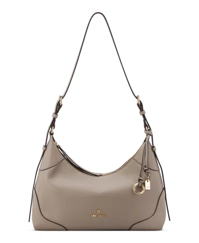 Nine West Allie Convertible Medium Shoulder Bag In Gray