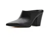 Nine West Amini Pointed Toe Mule In Black