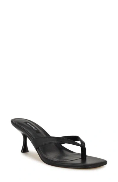 Nine West Andela Flip Flop In Black