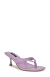 Nine West Andela Flip Flop In Dark Purple