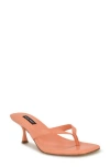 Nine West Andela Flip Flop In Orange