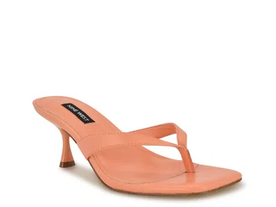 Nine West Andela Sandal In Orange