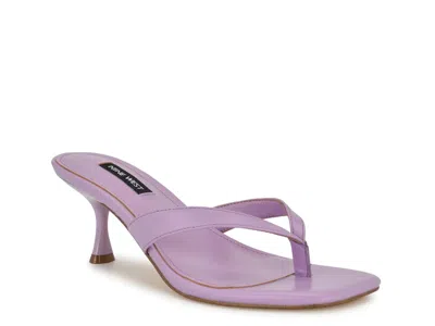 Nine West Andela Sandal In Purple
