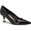 Nine West Andes Pump In Black Patent