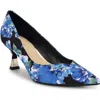 Nine West Andes Pump In Blue Multi