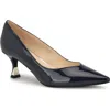Nine West Andes Pump In Navy Patent