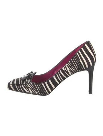 Pre-owned Nine West Animal Print Pumps In Multi
