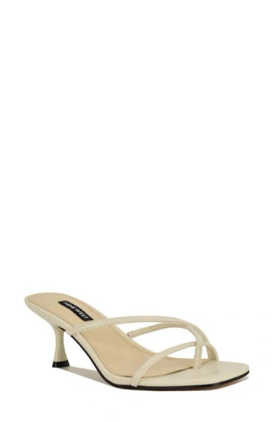 Nine West Anirey Slide Sandal In Neutral