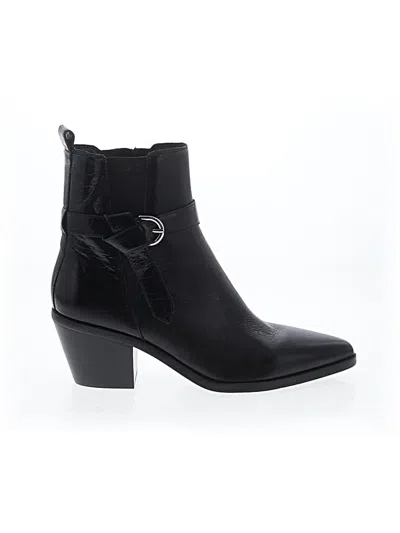 Pre-owned Nine West Ankle Boots In Black
