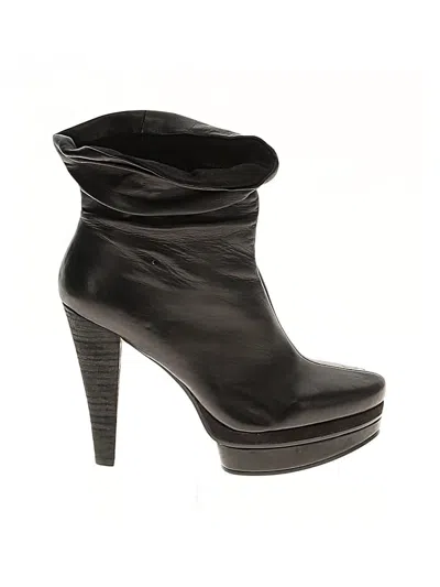 Pre-owned Nine West Ankle Boots In Black