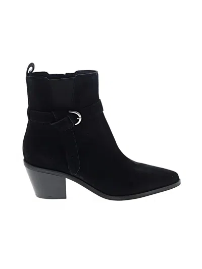 Pre-owned Nine West Ankle Boots In Black
