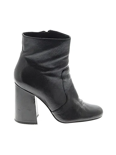 Pre-owned Nine West Ankle Boots In Black