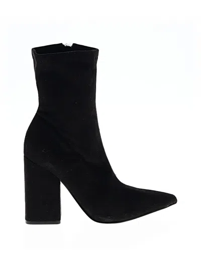 Pre-owned Nine West Ankle Boots In Black