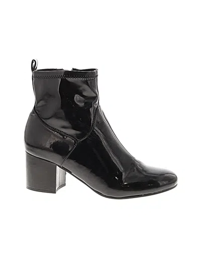 Pre-owned Nine West Ankle Boots In Black