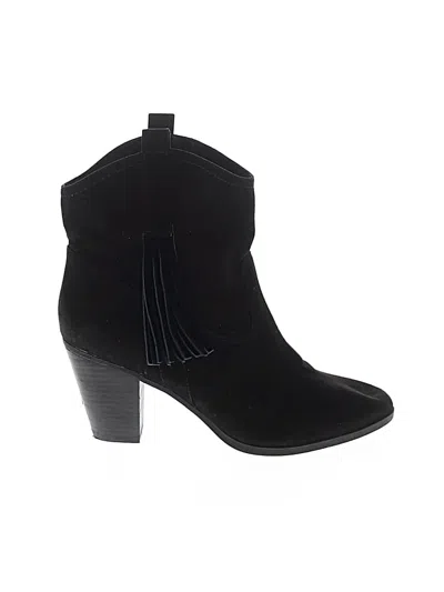 Pre-owned Nine West Ankle Boots In Black