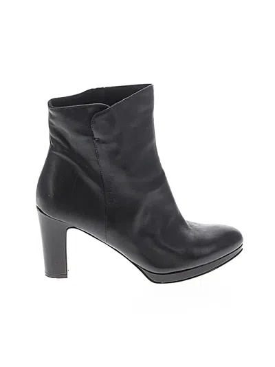 Pre-owned Nine West Ankle Boots In Black