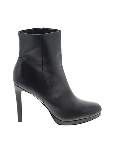 Pre-owned Nine West Ankle Boots In Black