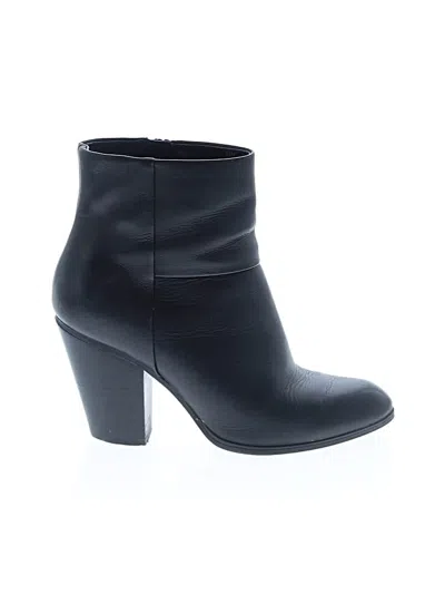 Pre-owned Nine West Ankle Boots In Black