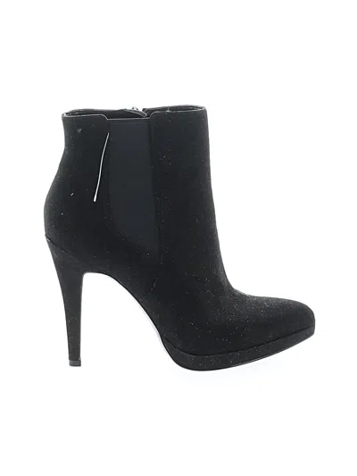 Pre-owned Nine West Ankle Boots In Black