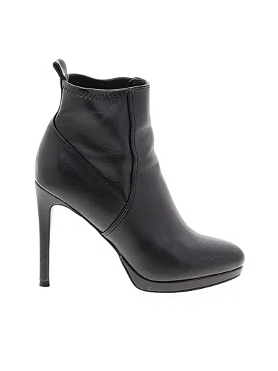 Pre-owned Nine West Ankle Boots In Black