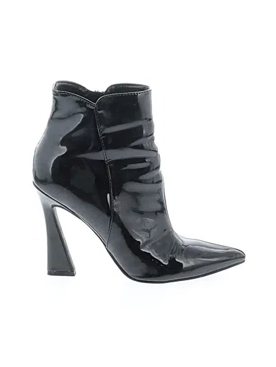 Pre-owned Nine West Ankle Boots In Black