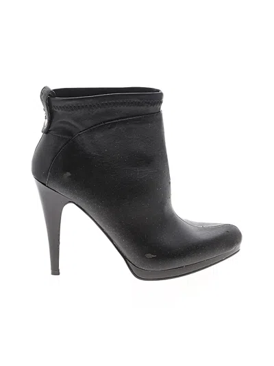 Pre-owned Nine West Ankle Boots In Black