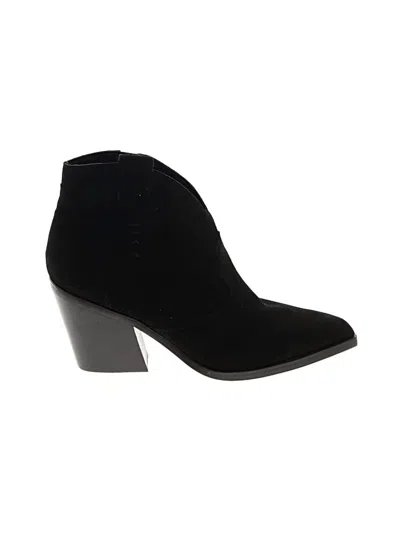 Pre-owned Nine West Ankle Boots In Black
