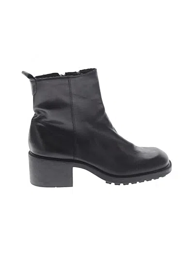 Pre-owned Nine West Ankle Boots In Black