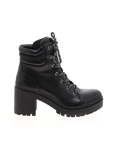 Pre-owned Nine West Ankle Boots In Black