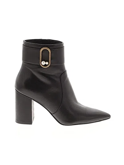Pre-owned Nine West Ankle Boots In Black