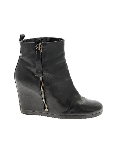 Pre-owned Nine West Ankle Boots In Black