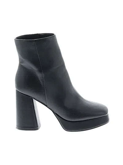 Pre-owned Nine West Ankle Boots In Black