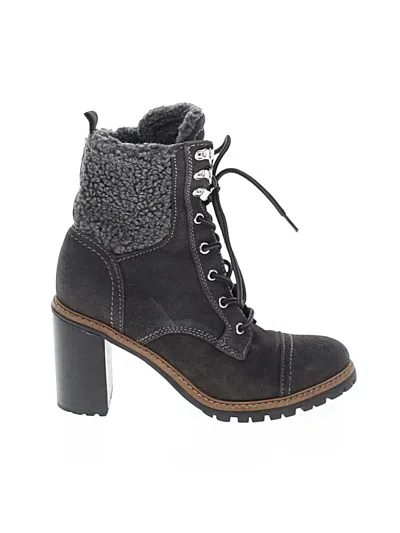 Pre-owned Nine West Ankle Boots In Black