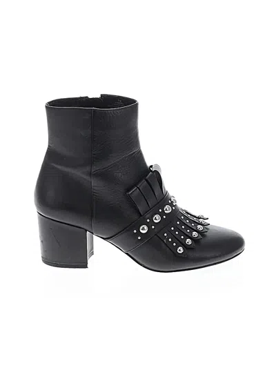 Pre-owned Nine West Ankle Boots In Black