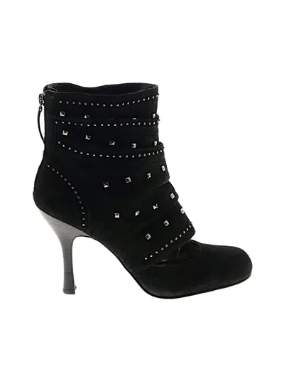 Pre-owned Nine West Ankle Boots In Black