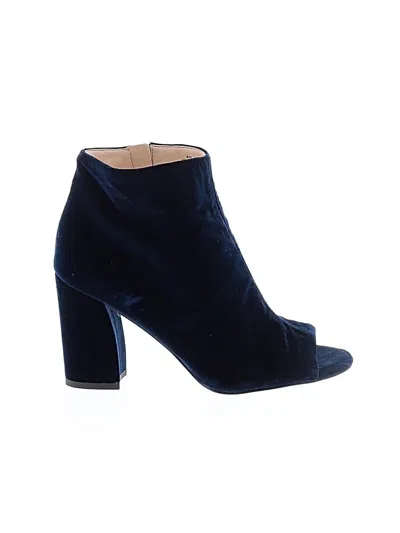 Pre-owned Nine West Ankle Boots In Blue