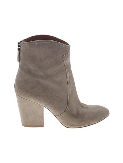 Pre-owned Nine West Ankle Boots In Brown