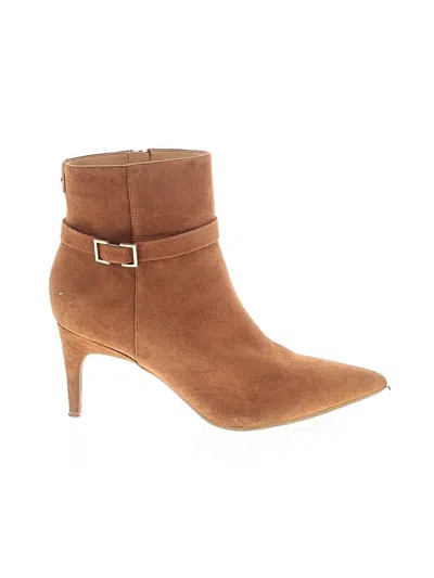 Pre-owned Nine West Ankle Boots In Brown