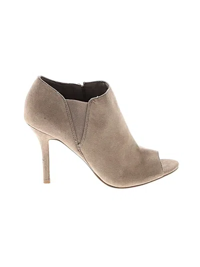 Pre-owned Nine West Ankle Boots In Gray