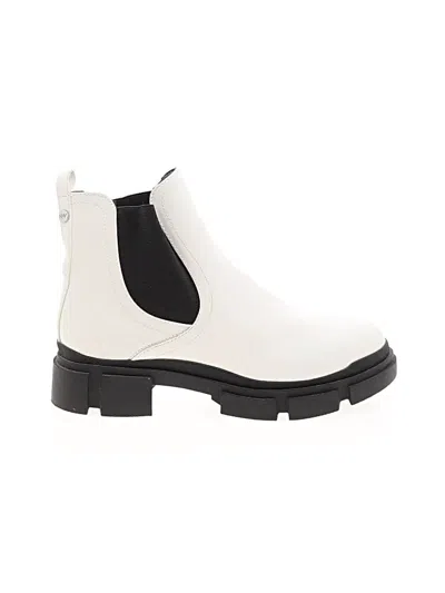 Pre-owned Nine West Ankle Boots In White