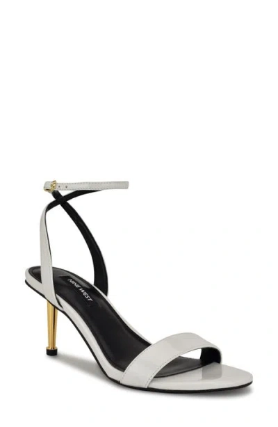 Nine West Anny Sandal In White 143