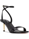 Nine West Women's Anny Round Toe Ankle Strap Heeled Sandals Women's Shoes In Black