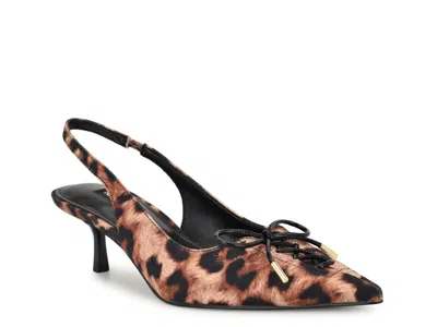Nine West Anora Pump In Animal Print